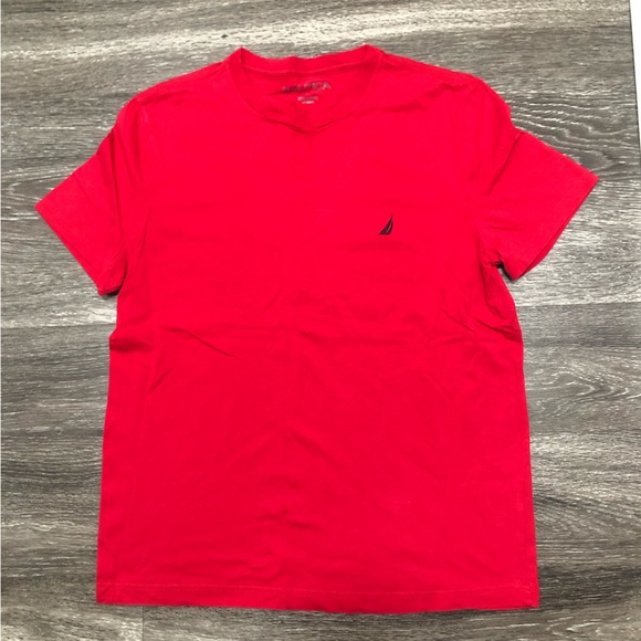Nautica Men's T-Shirt - Red - Size L - Picture 1 of 3